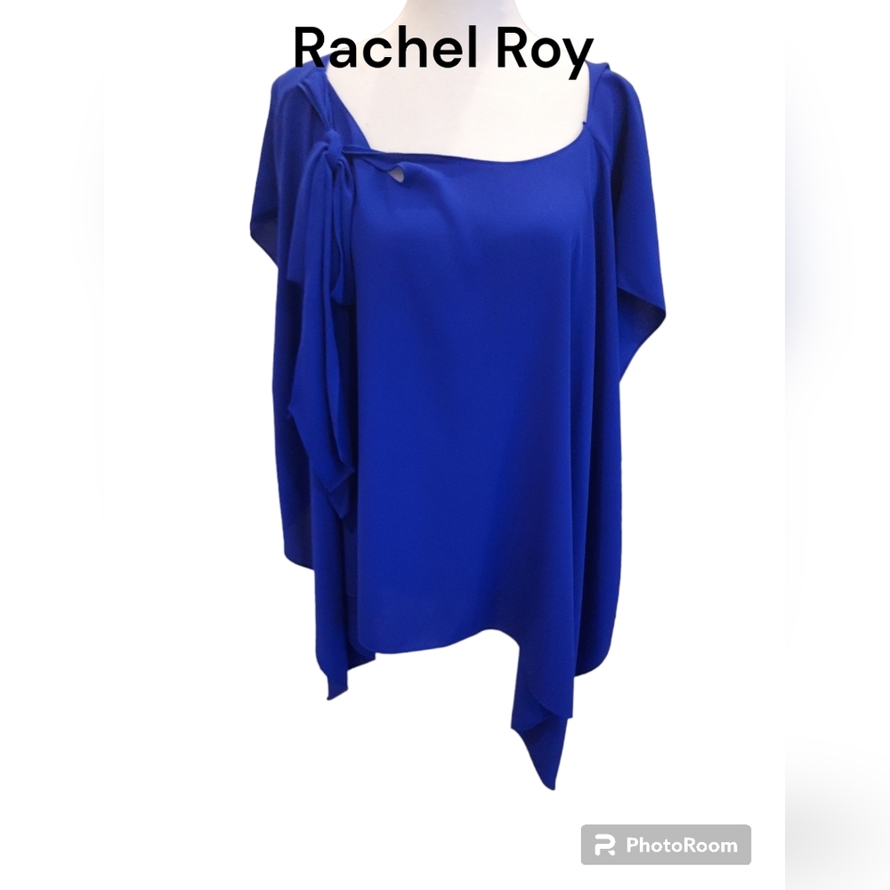 RACHEL by Rachel Roy XL Cape Top with Side Tie
